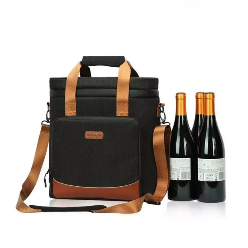 Bolsa Porta Vinhos e Taças